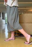 Oscar Pleat Culotte Khaki